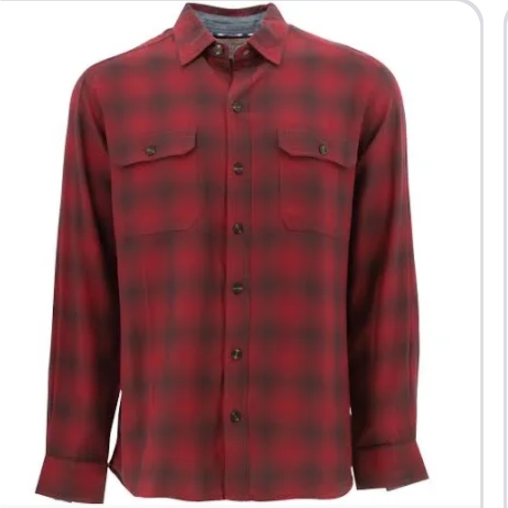 Men's Red Plaid Shirt